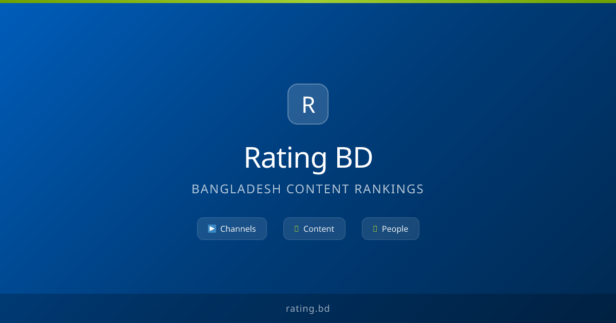 Rating BD - Bangladesh Content Rankings